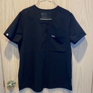 Black figs Catarina one-pocket scrub top